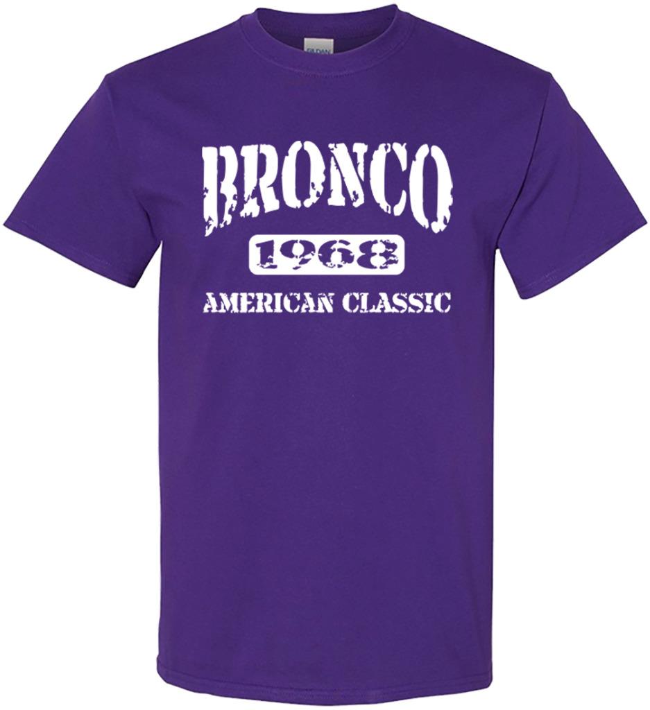 1968 Ford Bronco 4x4 Truck American Classic Design Tshirt NEW - Picture 8 of 14