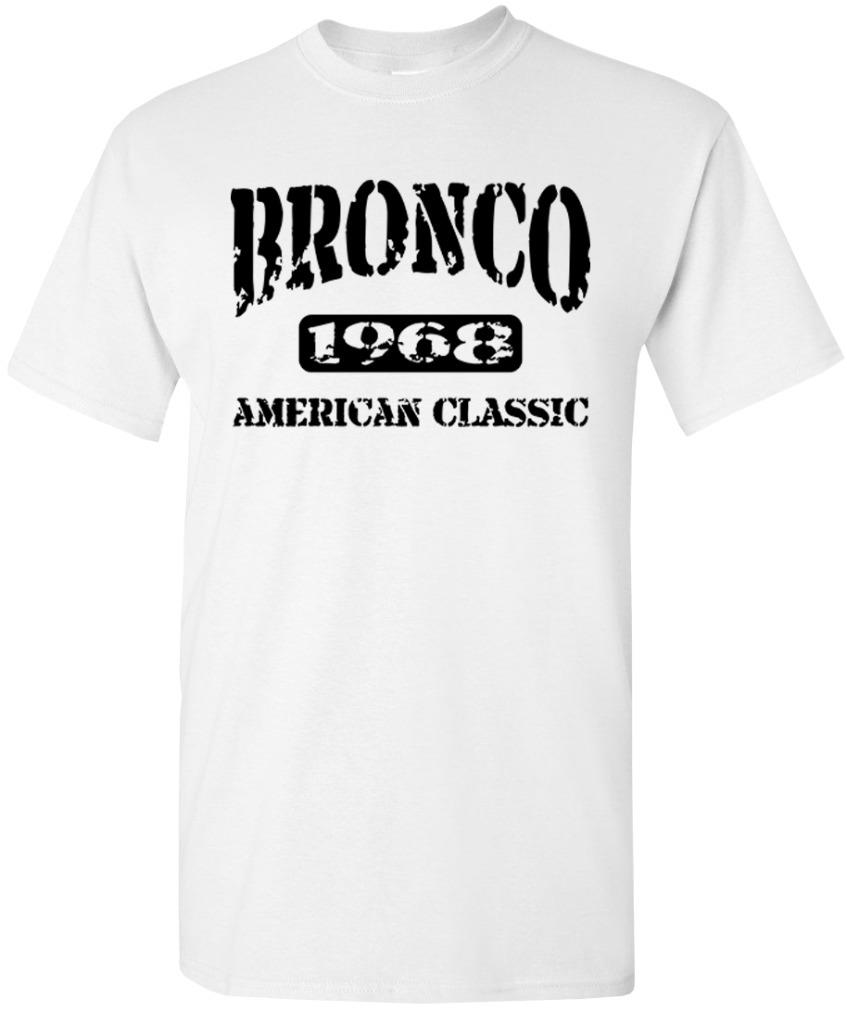 1968 Ford Bronco 4x4 Truck American Classic Design Tshirt NEW - Picture 9 of 14