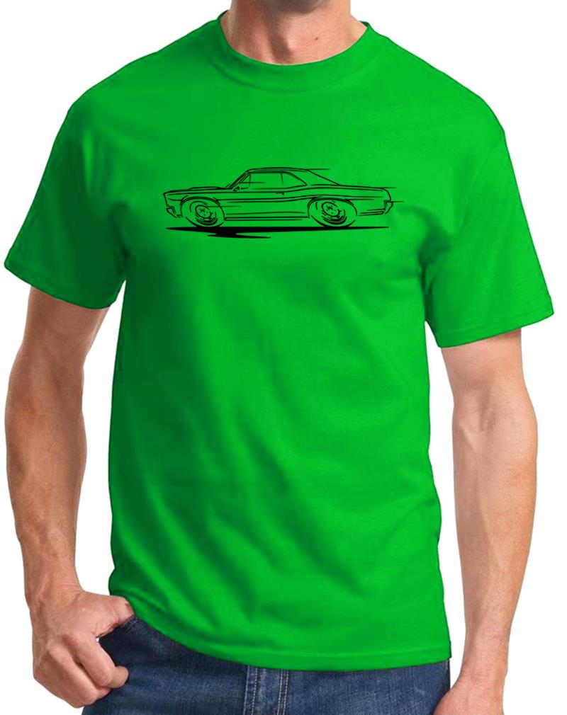 1966 1967 Pontiac GTO Hardtop Redline Design Tshirt NEU - Bild 12 von 14