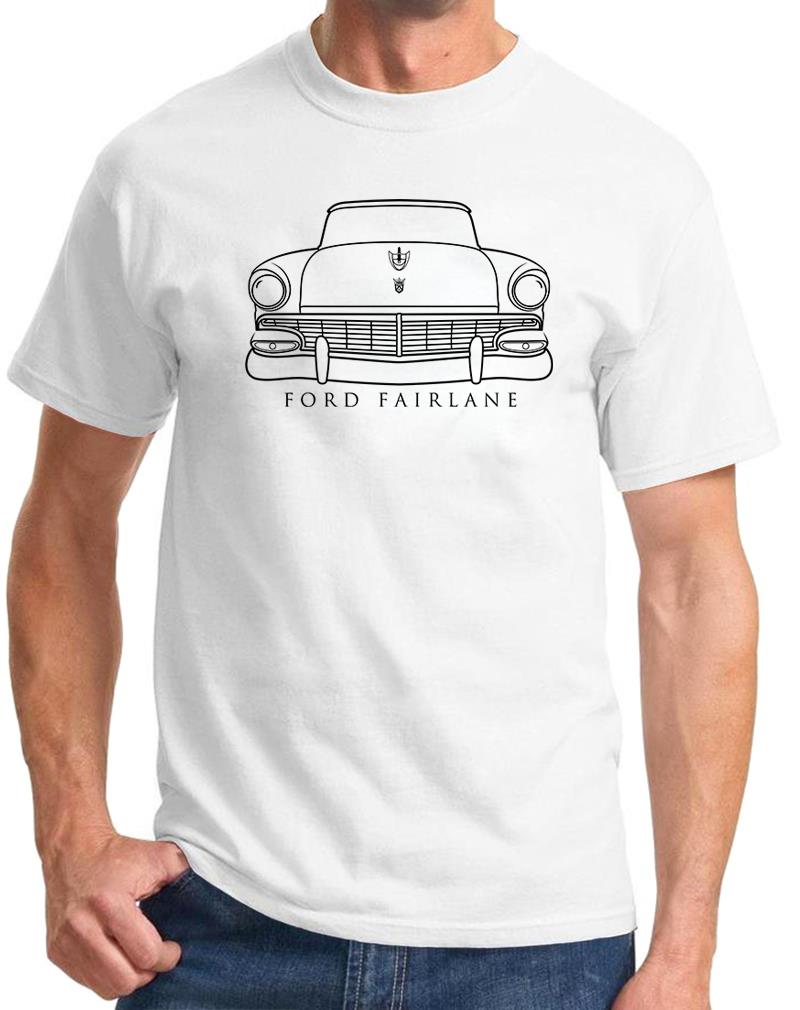 Maglietta Ford Fairlane Classic Front End Design 1956 nuova - Foto 7 di 23