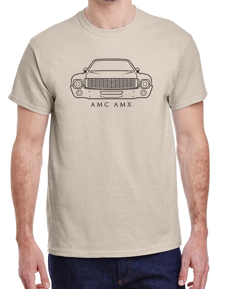 1968 1969 AMC AMX Classic Front End Design Tshirt NEW - Picture 22 of 23