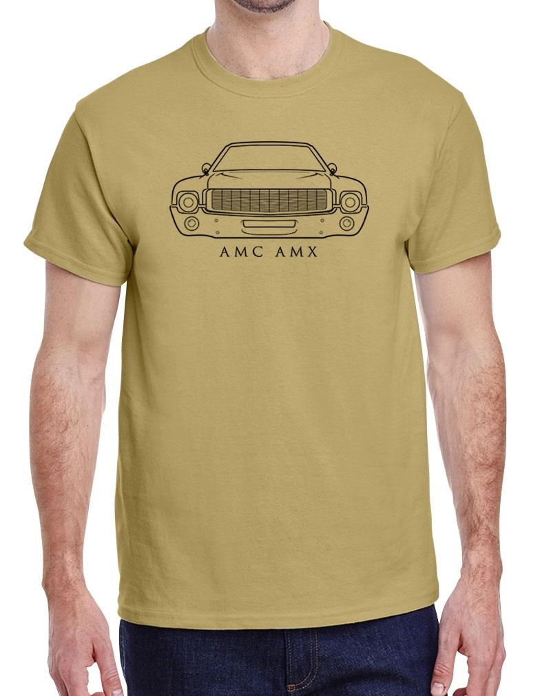 1968 1969 AMC AMX Classic Front End Design Tshirt NEW - Picture 23 of 23