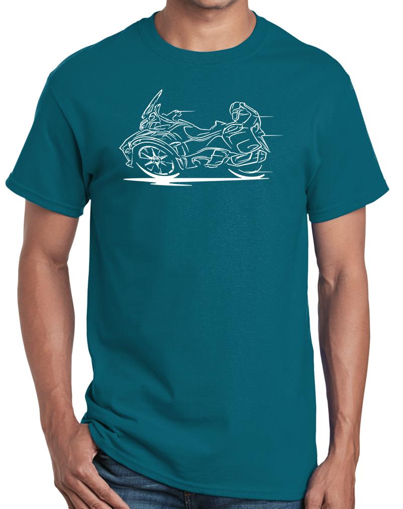 Can Am RT Motorrad klassisches Redline Design-T-Shirt NEU - Bild 16 von 23