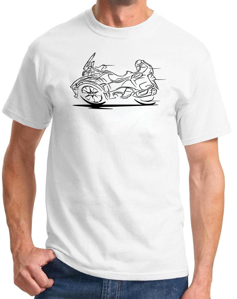 Can Am RT Motorrad klassisches Redline Design-T-Shirt NEU - Bild 7 von 23