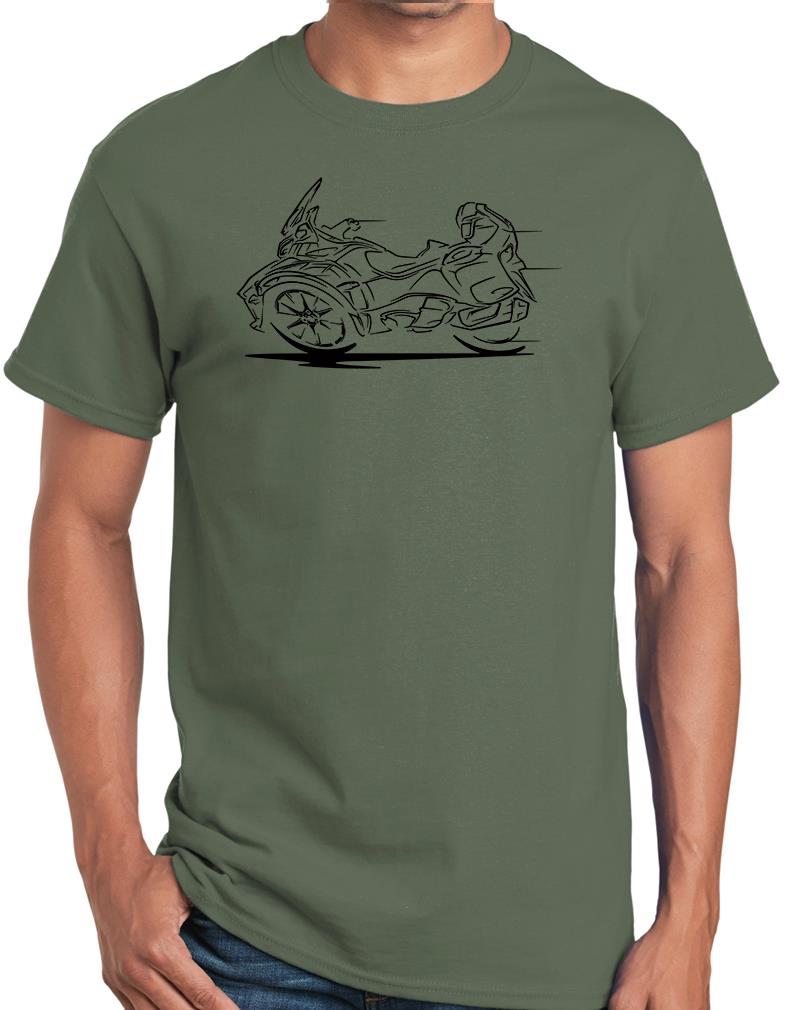 Can Am RT Motorrad klassisches Redline Design-T-Shirt NEU - Bild 17 von 23