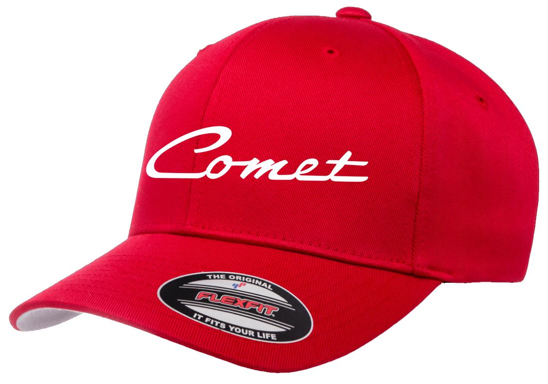 Mercury Comet Logo Classic Design Flexfit Hat Cap - Picture 20 of 22