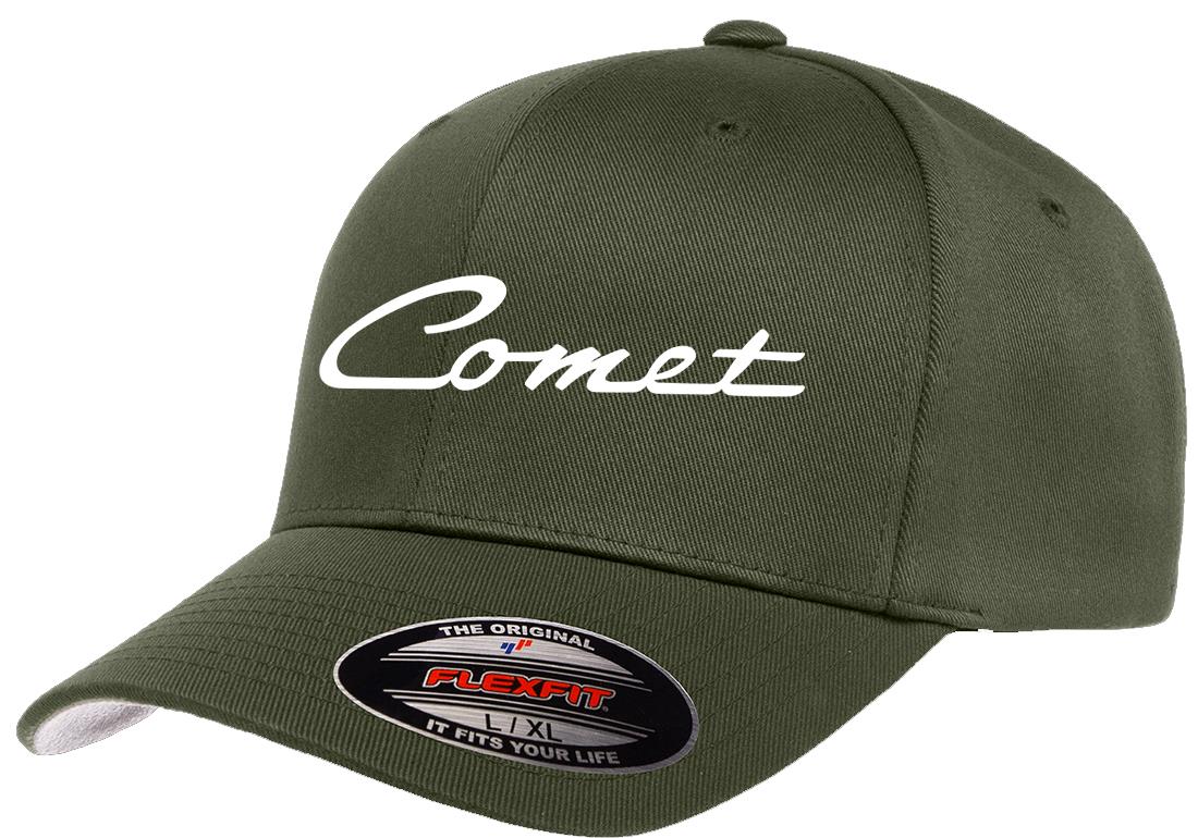 Mercury Comet Logo Classic Design Flexfit Hat Cap - Picture 15 of 22