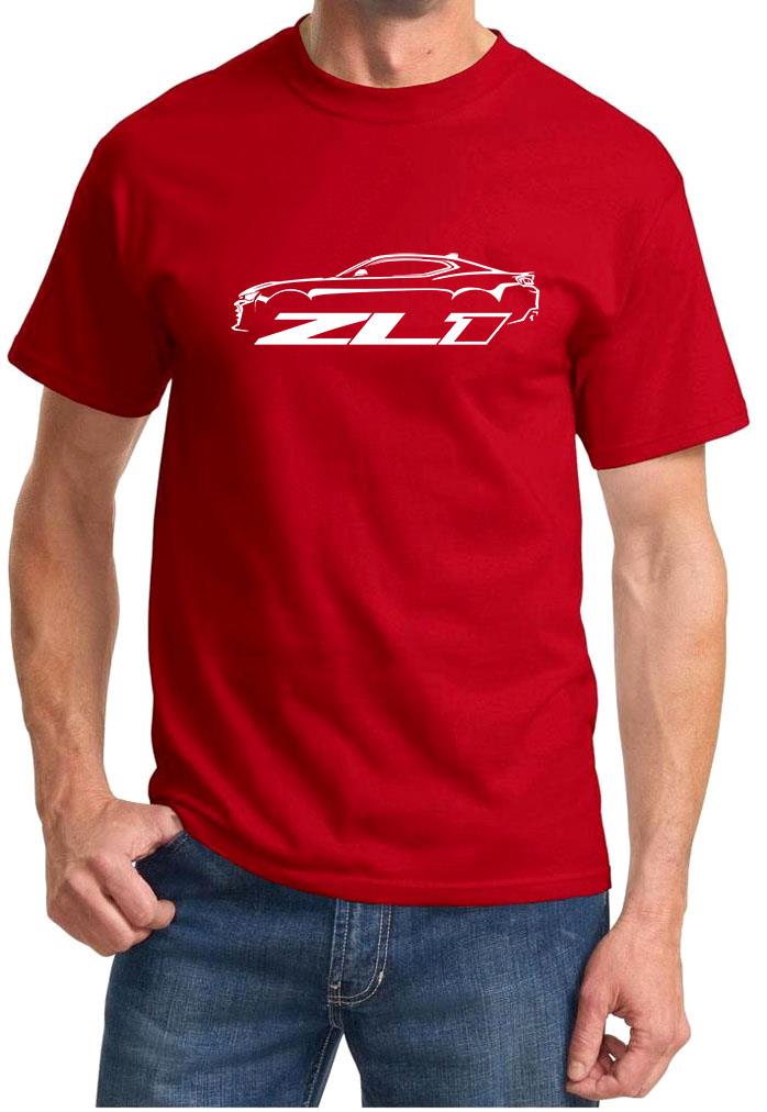 2013-17 Chevy Camaro ZL1 Classic Outline Design T-Shirt NEU - Bild 13 von 13