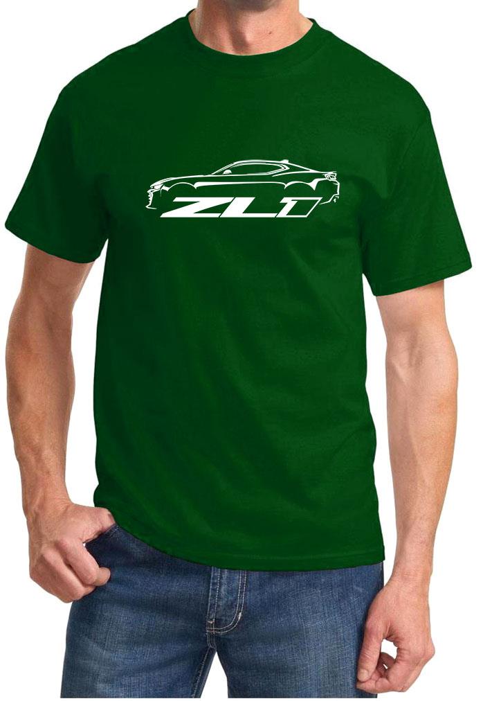 2013-17 Chevy Camaro ZL1 Classic Outline Design T-Shirt NEU - Bild 6 von 13