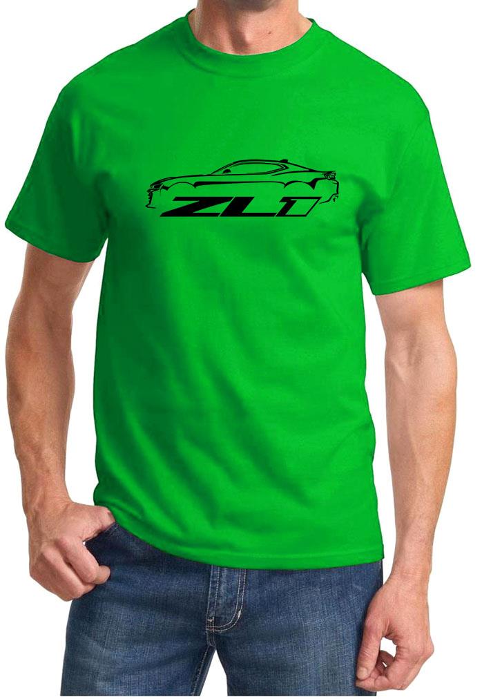 2013-17 Chevy Camaro ZL1 Classic Outline Design T-Shirt NEU - Bild 12 von 13