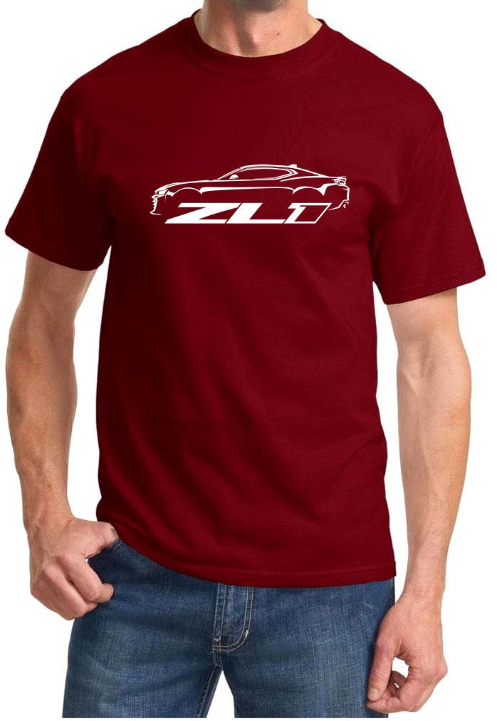 2013-17 Chevy Camaro ZL1 Classic Outline Design T-Shirt NEU - Bild 5 von 13
