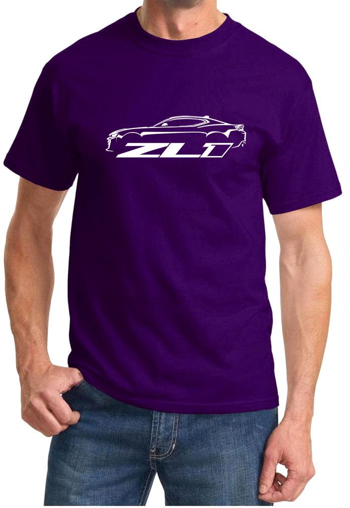 2013-17 Chevy Camaro ZL1 Classic Outline Design T-Shirt NEU - Bild 8 von 13