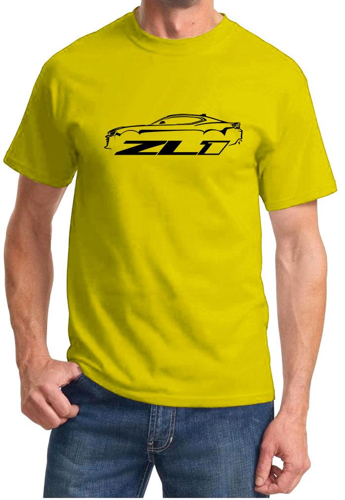 2013-17 Chevy Camaro ZL1 Classic Outline Design T-Shirt NEU - Bild 10 von 13