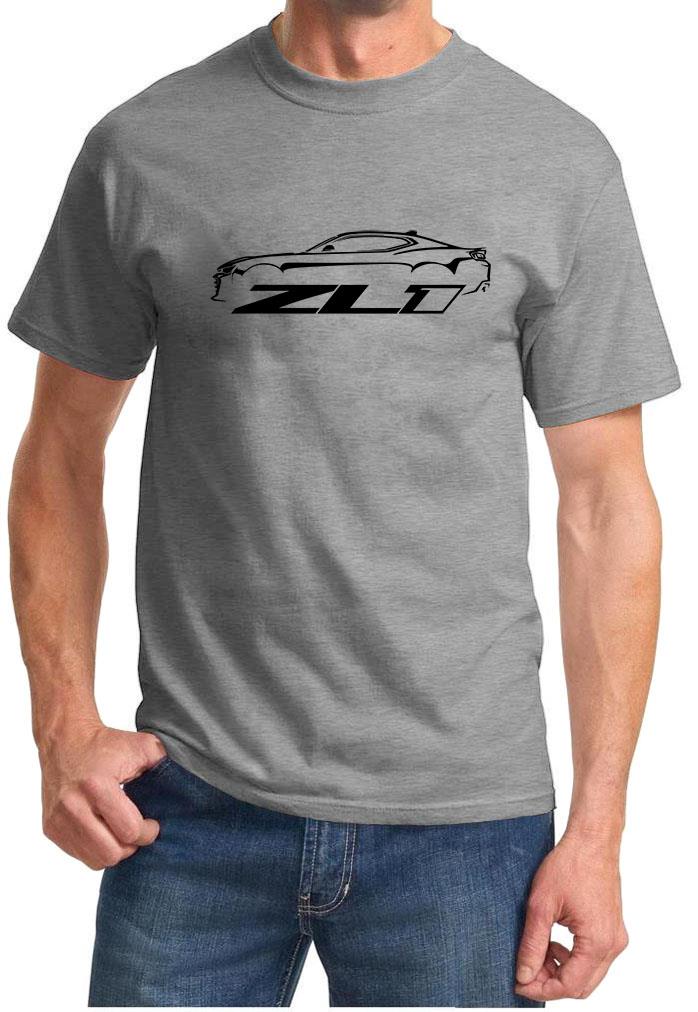 2013-17 Chevy Camaro ZL1 Classic Outline Design T-Shirt NEU - Bild 7 von 13