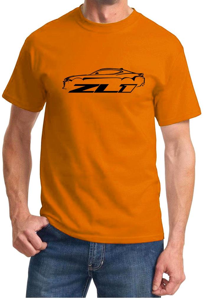2013-17 Chevy Camaro ZL1 Classic Outline Design T-Shirt NEU - Bild 11 von 13