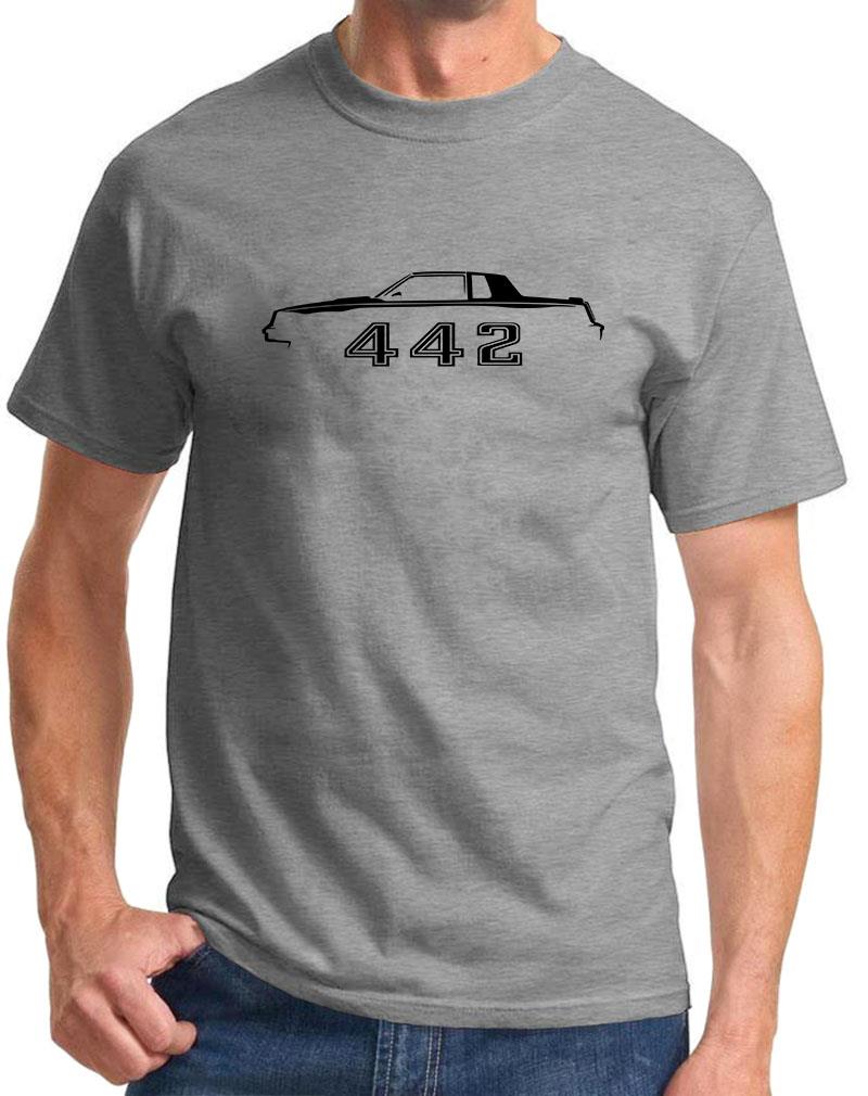 1985 1986 1987 Olds 442 Cutlass Classic Outline Design Tshirt NEW - Picture 4 of 23