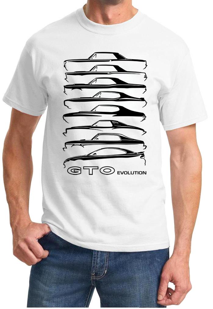 1964-06 Pontiac GTO Evolution Classic Outline Design Tshirt NEW - Picture 9 of 13