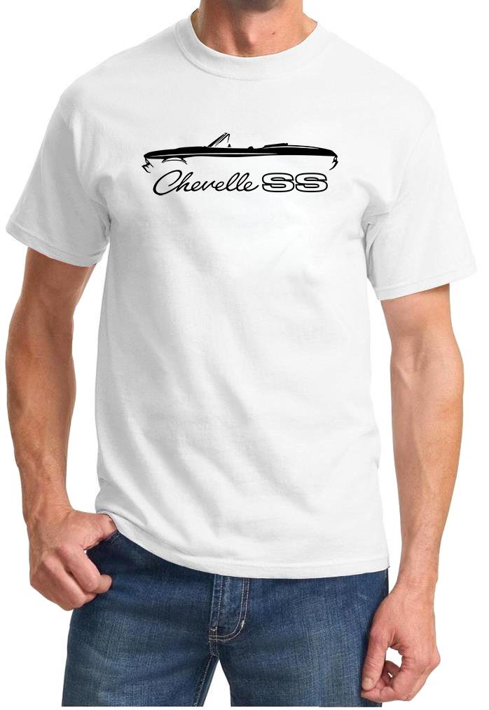 1968 1969 Chevelle SS Convertible Classic Outline Design Tshirt NEW - Picture 9 of 13