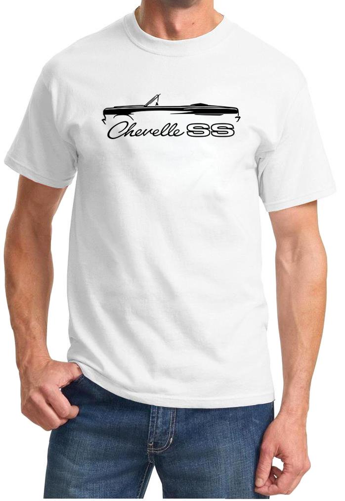 1964 1965 Chevelle SS Convertible Classic Outline Design Tshirt NEW - Picture 9 of 13