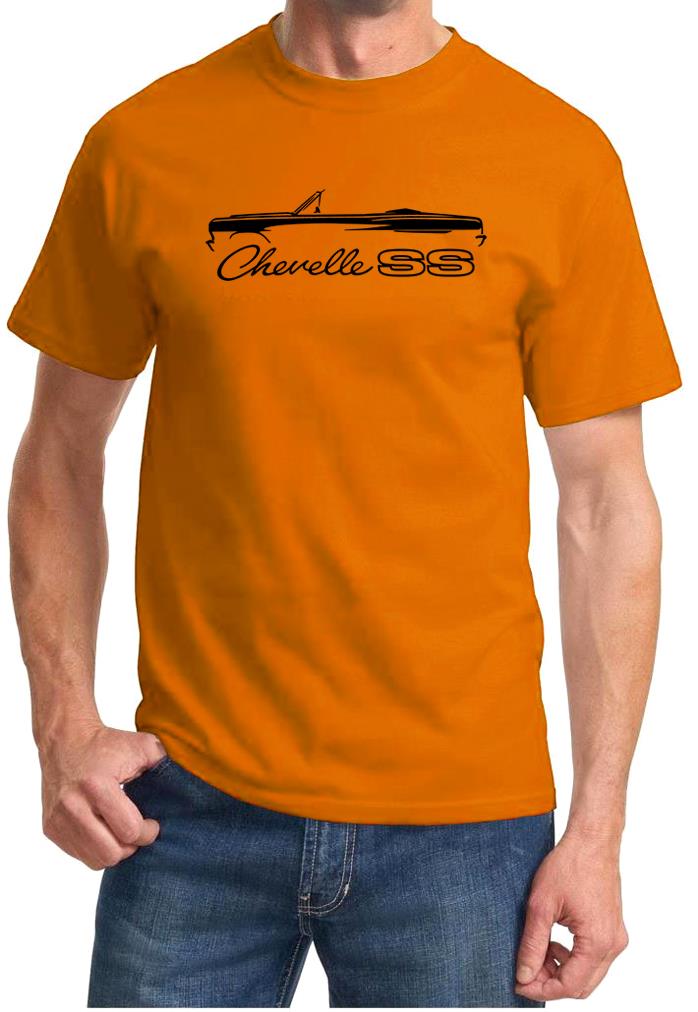 1964 1965 Chevelle SS Convertible Classic Outline Design Tshirt NEW - Picture 11 of 13