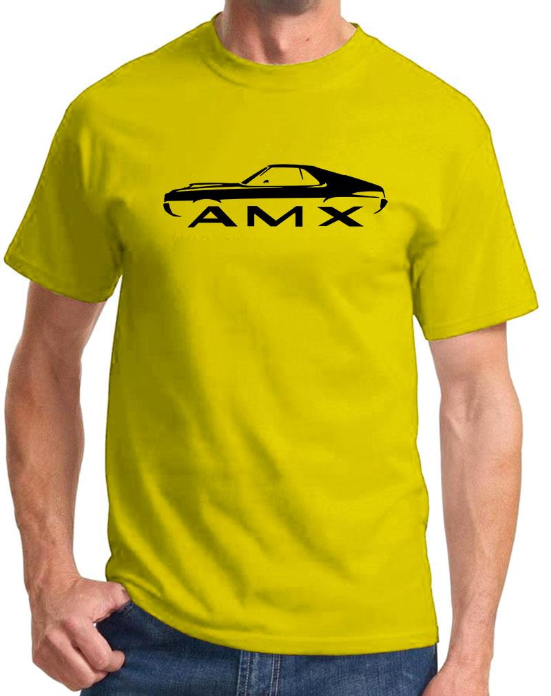 1970 AMC AMX Classic Outline Design Tshirt NEW COLORS - Picture 8 of 23