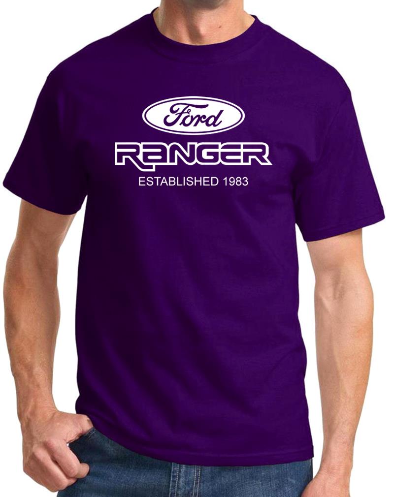 Ford Ranger Logo Established 1983 Classic Design Tshirt NEW