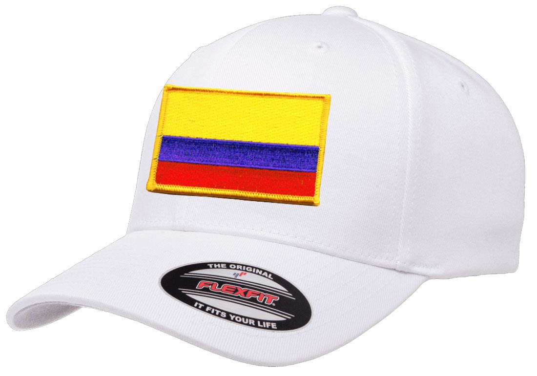 Gorra de béisbol atlético con bandera del país de Colombia Flexfit 6277 - Imagen 26 de 26