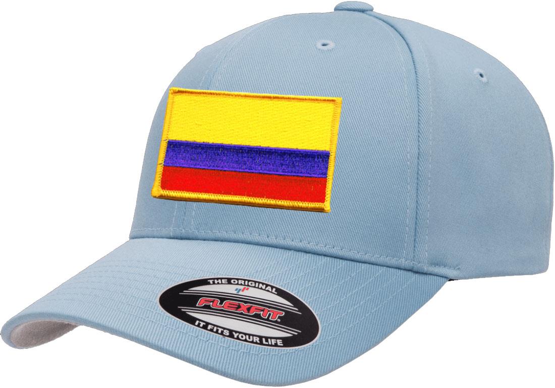 Gorra de béisbol atlético con bandera del país de Colombia Flexfit 6277 - Imagen 11 de 26