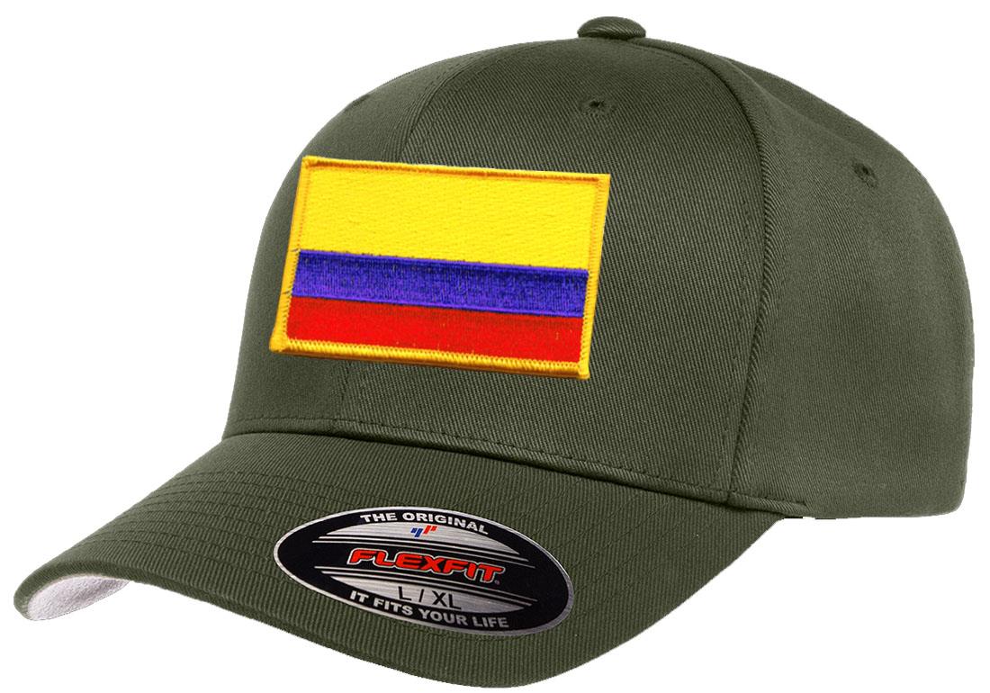 Gorra de béisbol atlético con bandera del país de Colombia Flexfit 6277 - Imagen 19 de 26