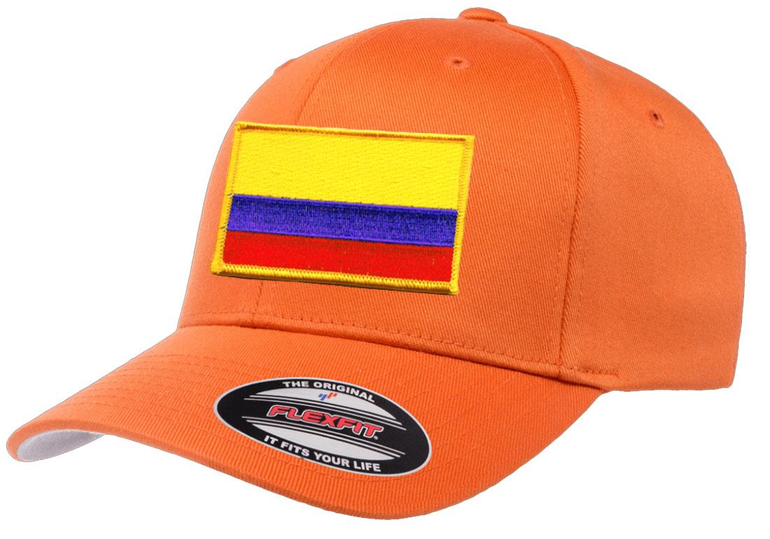 Gorra de béisbol atlético con bandera del país de Colombia Flexfit 6277 - Imagen 20 de 26