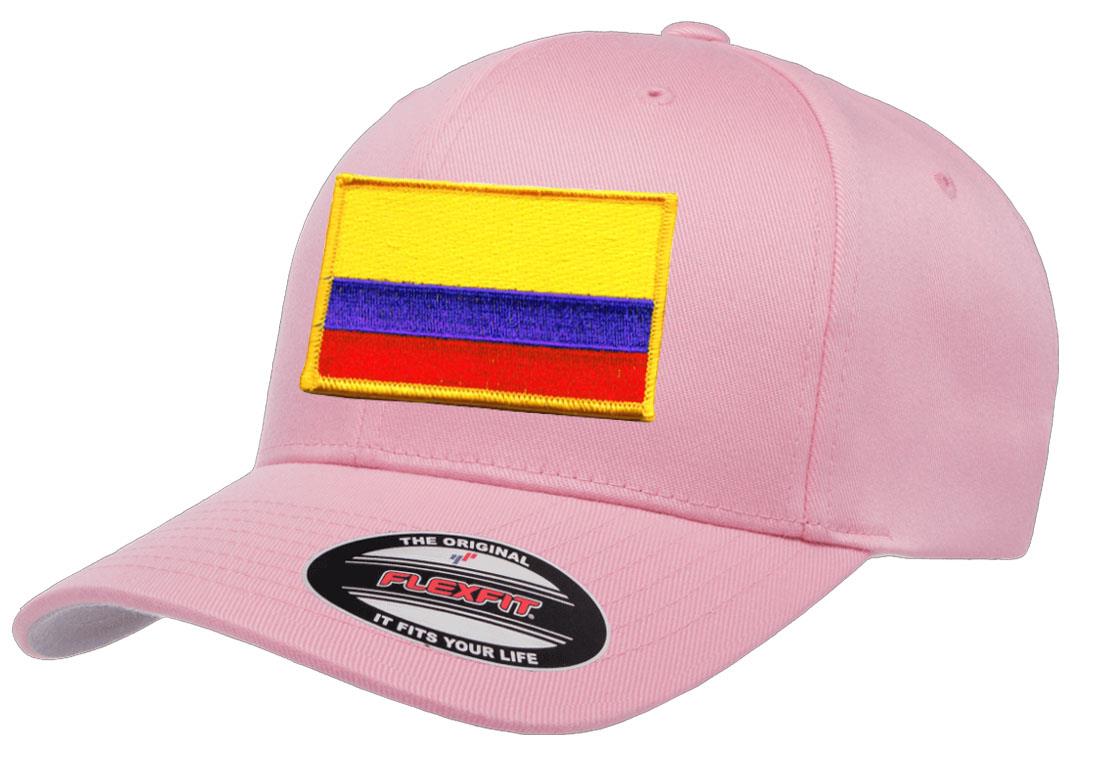 Gorra de béisbol atlético con bandera del país de Colombia Flexfit 6277 - Imagen 22 de 26