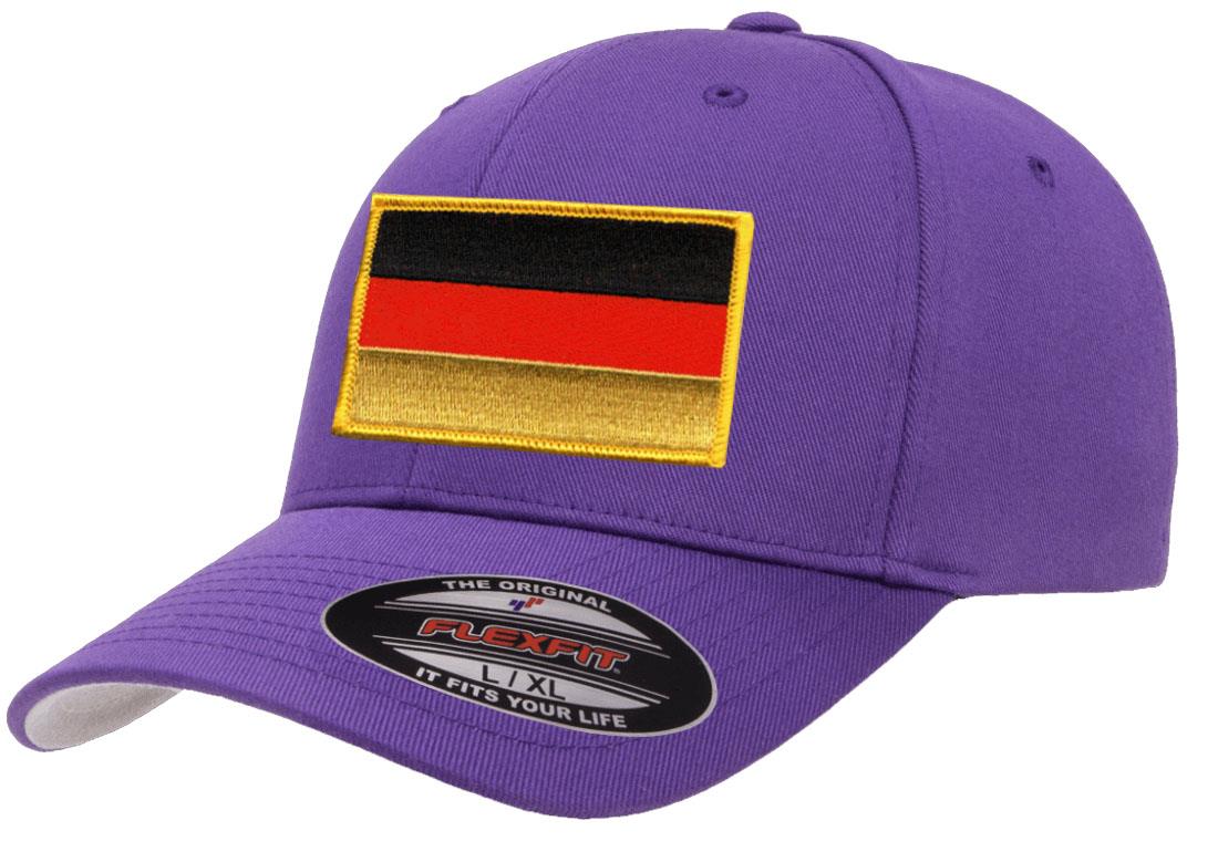 Germany Country Flag Flexfit 6277 Athletic Baseball Fitted Hat Cap - Picture 23 of 26