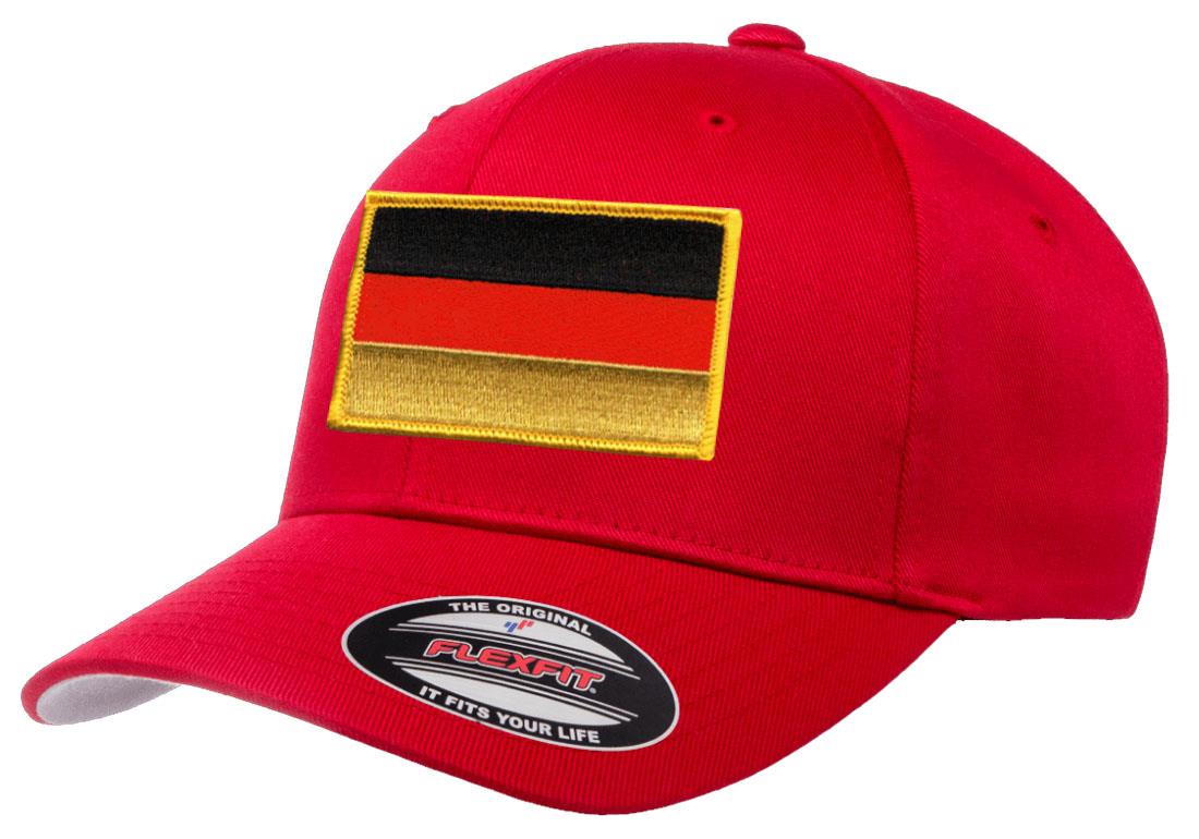 Germany Country Flag Flexfit 6277 Athletic Baseball Fitted Hat Cap - Picture 24 of 26