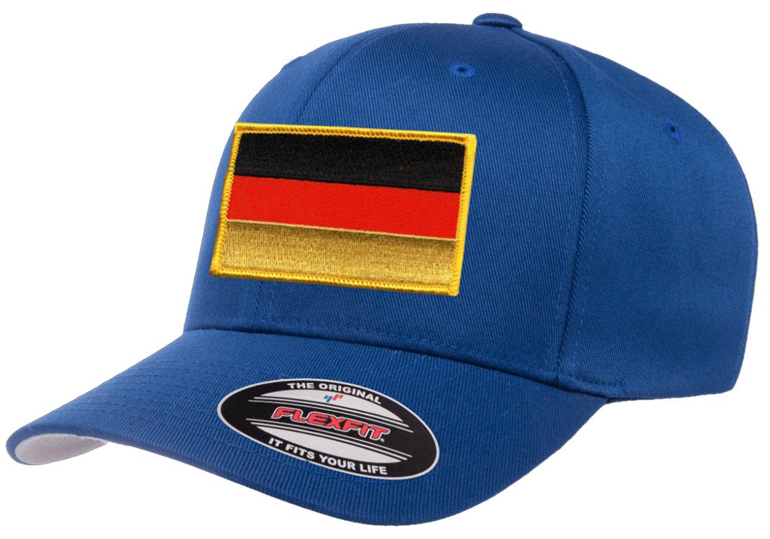 Germany Country Flag Flexfit 6277 Athletic Baseball Fitted Hat Cap - Picture 25 of 26