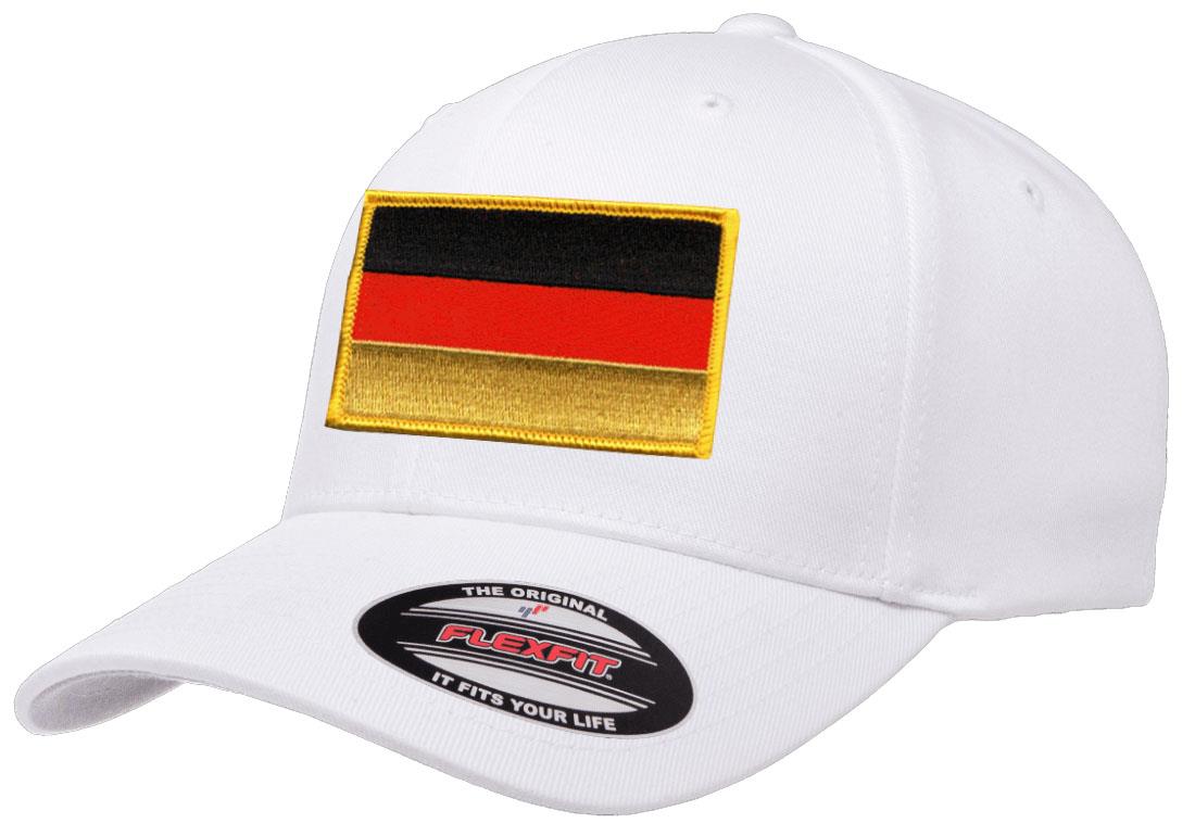 Germany Country Flag Flexfit 6277 Athletic Baseball Fitted Hat Cap - Picture 26 of 26