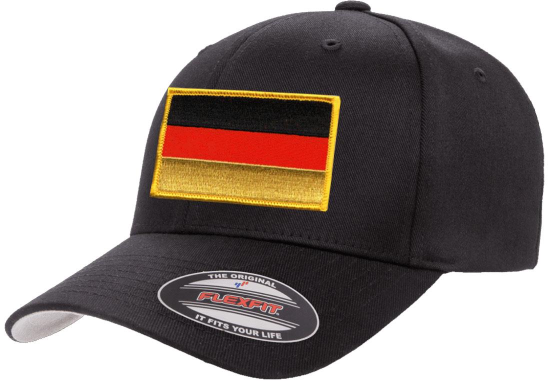 Germany Country Flag Flexfit 6277 Athletic Baseball Fitted Hat Cap - Picture 4 of 26