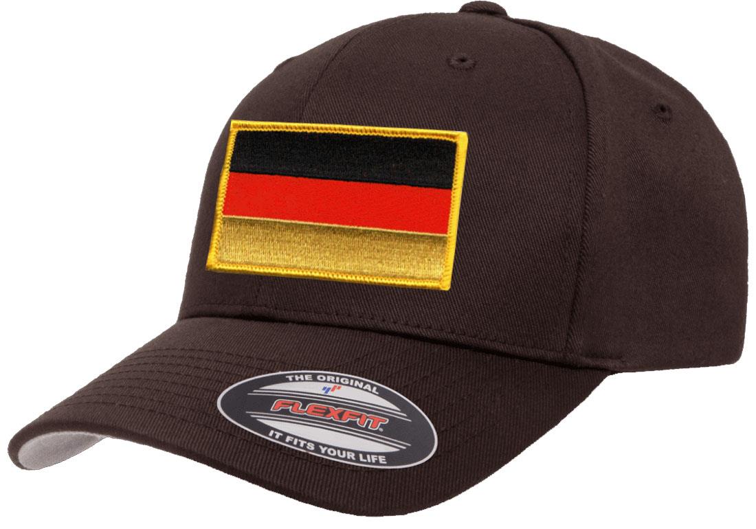 Germany Country Flag Flexfit 6277 Athletic Baseball Fitted Hat Cap - Picture 5 of 26