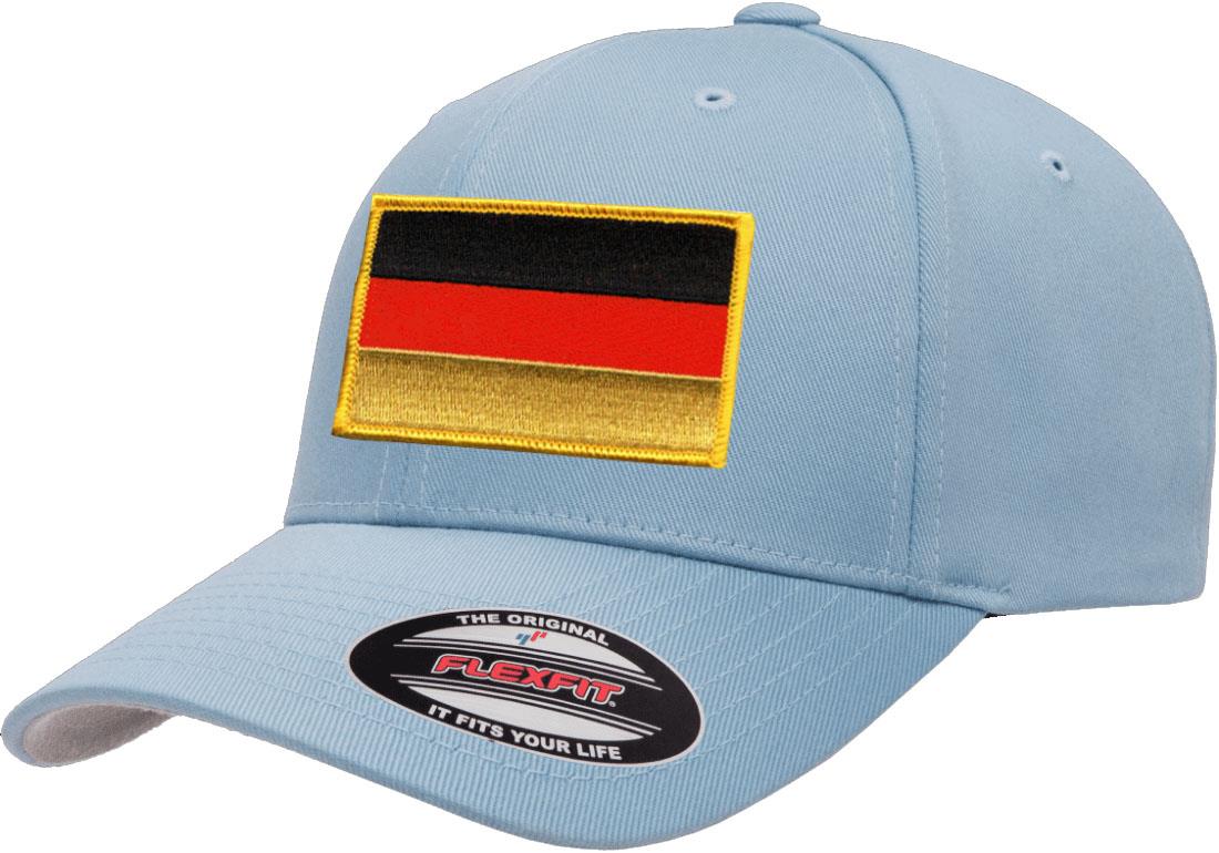 Germany Country Flag Flexfit 6277 Athletic Baseball Fitted Hat Cap - Picture 11 of 26