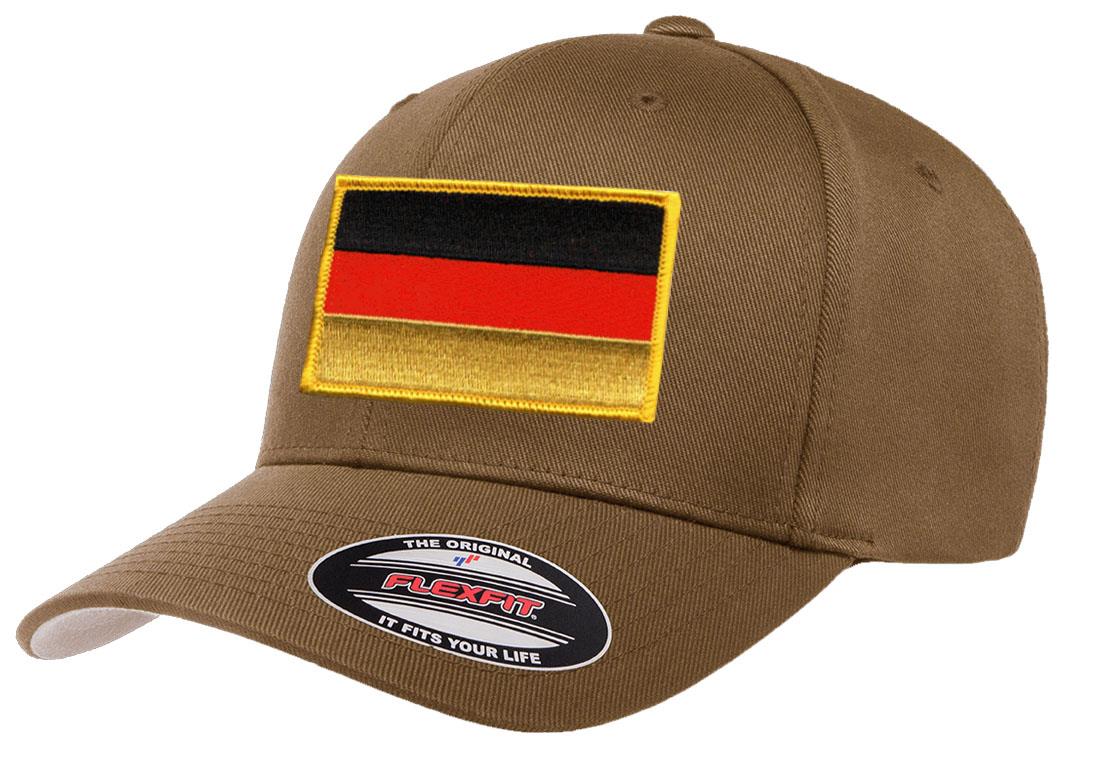 Germany Country Flag Flexfit 6277 Athletic Baseball Fitted Hat Cap - Picture 6 of 26