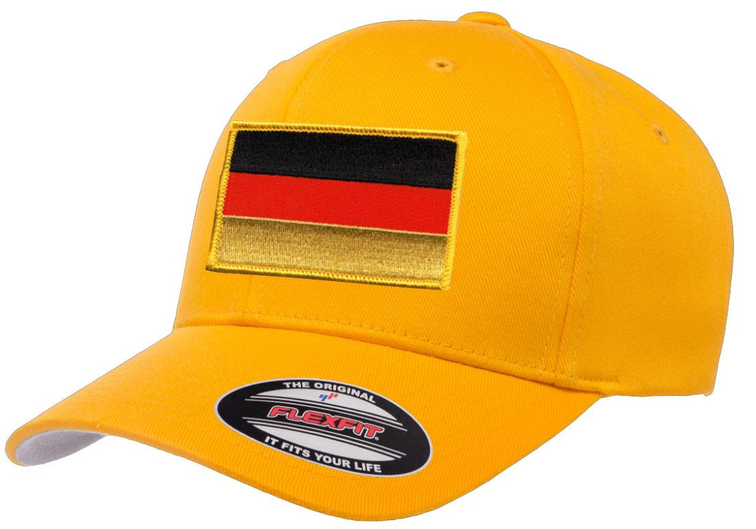 Germany Country Flag Flexfit 6277 Athletic Baseball Fitted Hat Cap - Picture 8 of 26