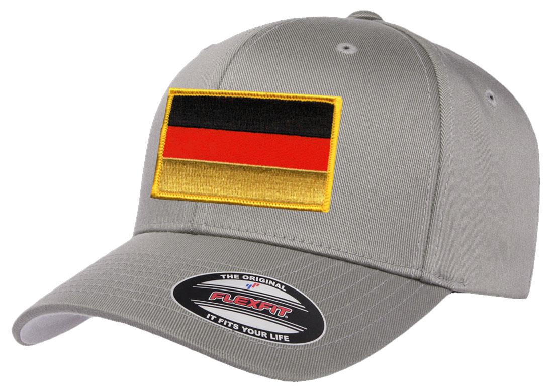 Germany Country Flag Flexfit 6277 Athletic Baseball Fitted Hat Cap - Picture 9 of 26