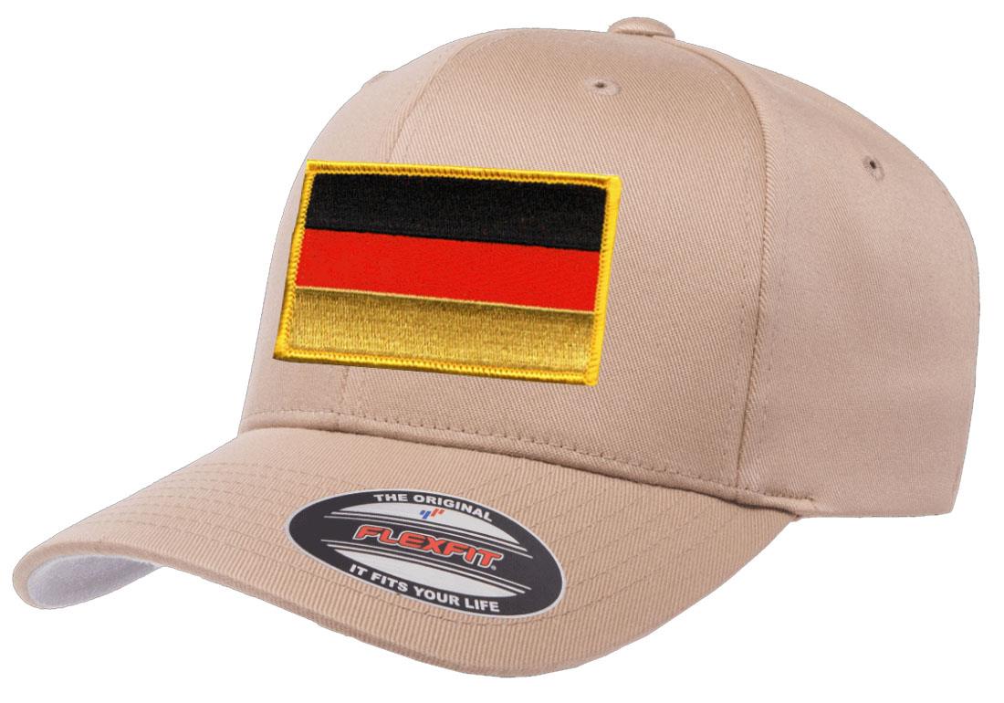 Germany Country Flag Flexfit 6277 Athletic Baseball Fitted Hat Cap - Picture 10 of 26