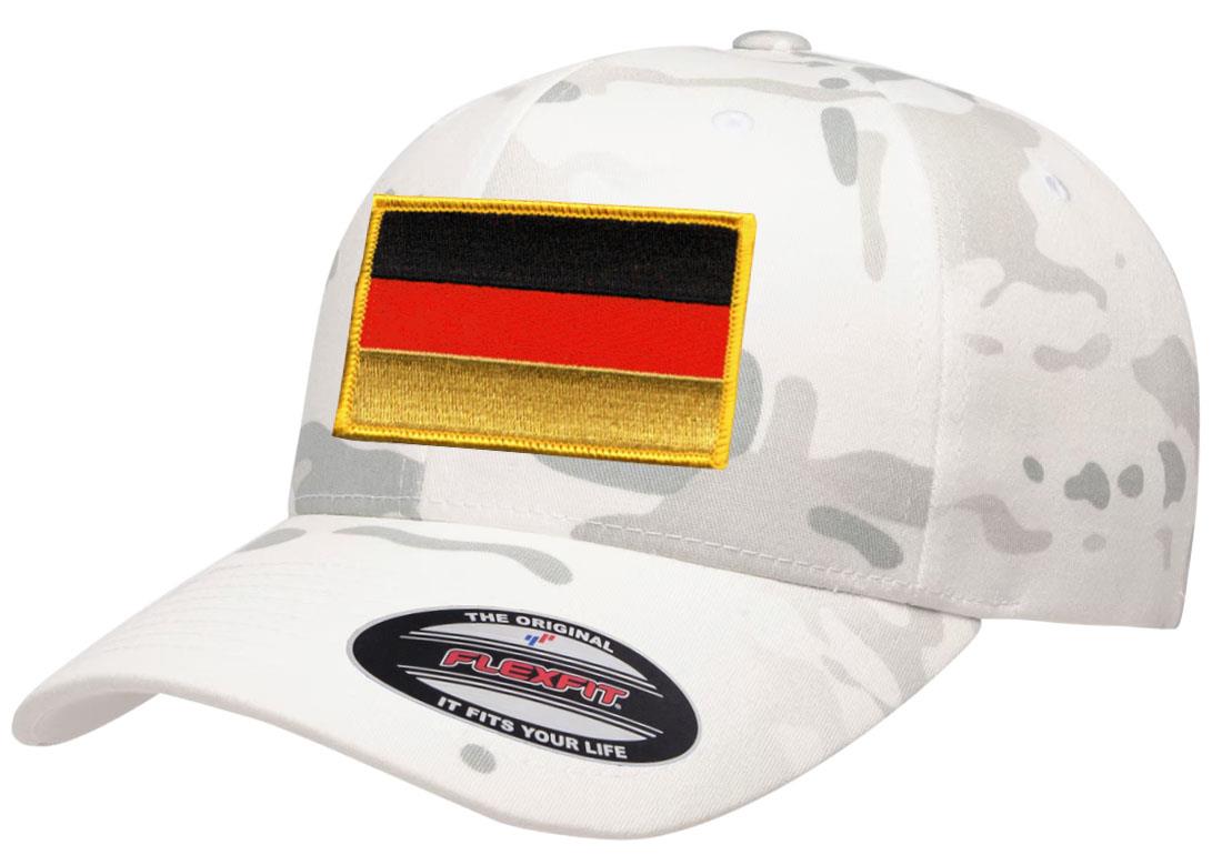 Germany Country Flag Flexfit 6277 Athletic Baseball Fitted Hat Cap - Picture 17 of 26