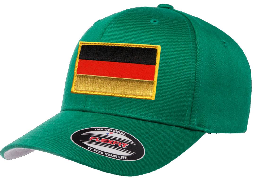 Germany Country Flag Flexfit 6277 Athletic Baseball Fitted Hat Cap - Picture 21 of 26