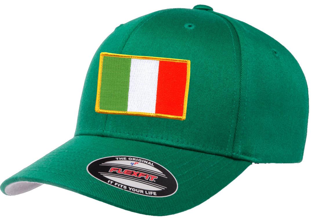 Ireland Country Flag Flexfit 6277 Athletic Baseball Fitted Hat Cap - Picture 21 of 26