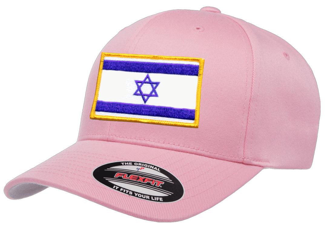 Israel Country Flag Flexfit 6277 Athletic Baseball Fitted Hat Cap - Picture 22 of 26