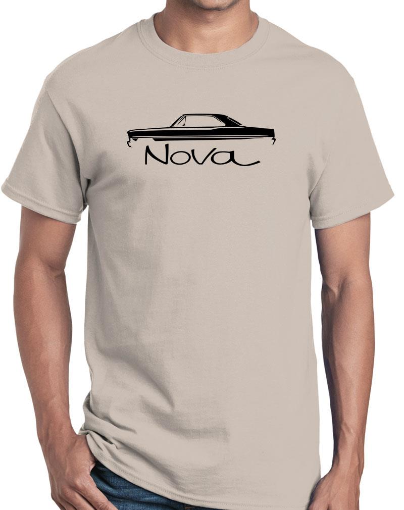 1966 1967 Chevy II Nova Hardtop Classic Design T-shirt NUOVI COLORI - Foto 22 di 23
