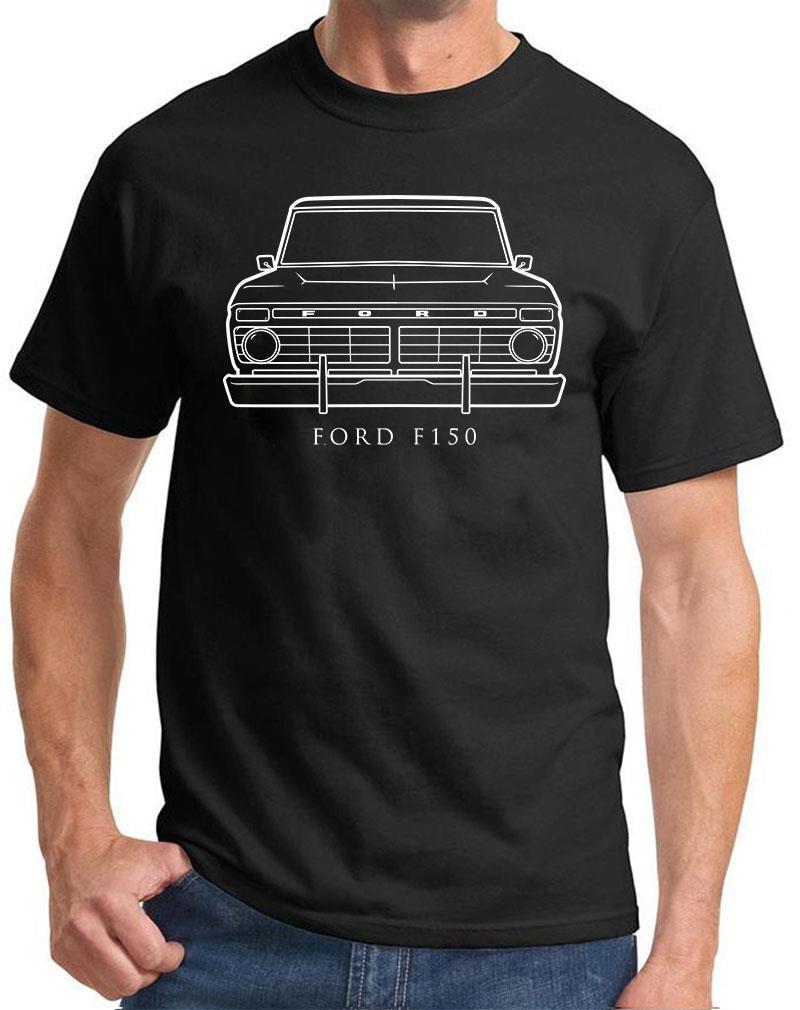 1973-76 Ford F150 Pickup Truck Classic Front End Design Tshirt NEW Colors