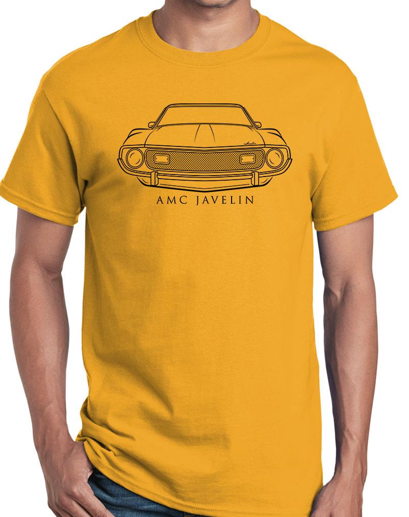 1973 1974 AMC Javelin Classic Front End Design Tshirt NEW Colors - Picture 3 of 23
