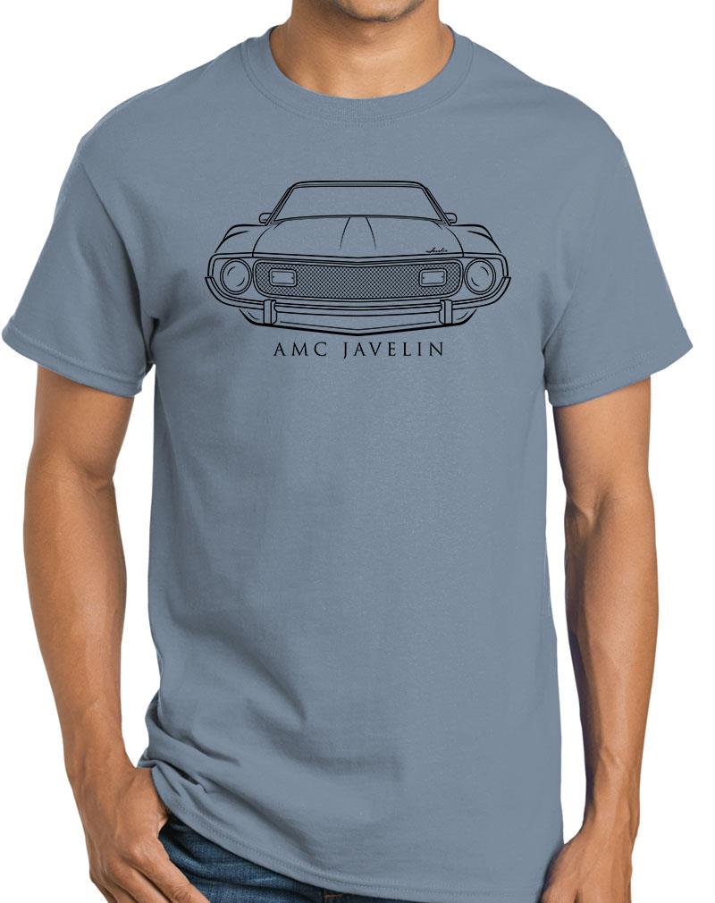 1973 1974 AMC Javelin Classic Front End Design Tshirt NEW Colors - Picture 19 of 23